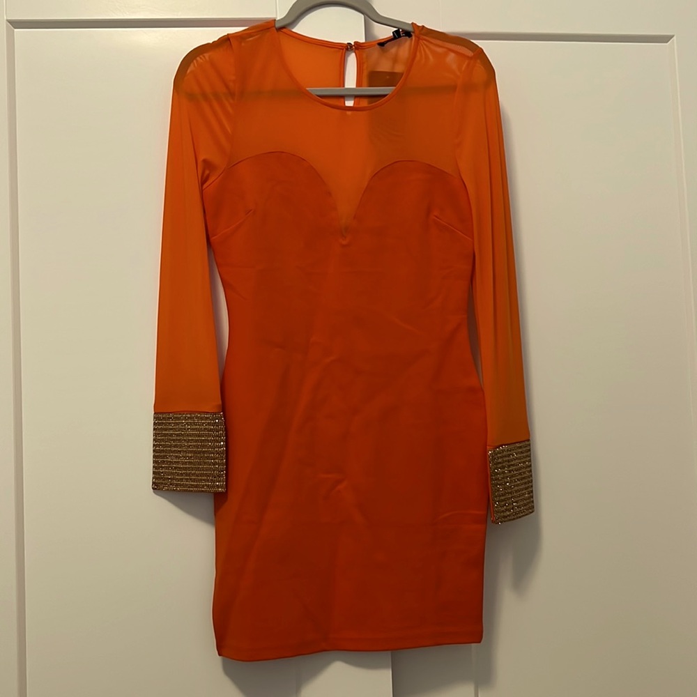 Talk To Me Mesh Dress